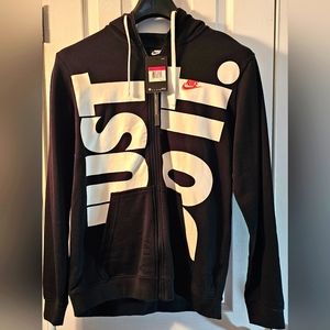 Nike black zipper hoodie